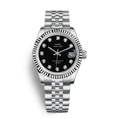Classic Stainless Steel Analog Wristwatch