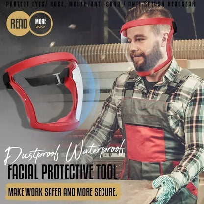 Clear Full Face Shield Anti Fog Protective Mask