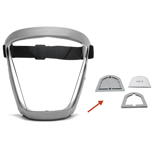 Clear Full Face Shield Anti Fog Protective Mask