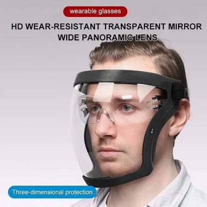 Clear Full Face Shield Anti Fog Protective Mask