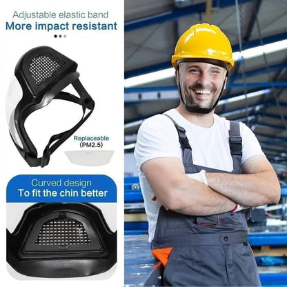 Clear Full Face Shield Anti Fog Protective Mask
