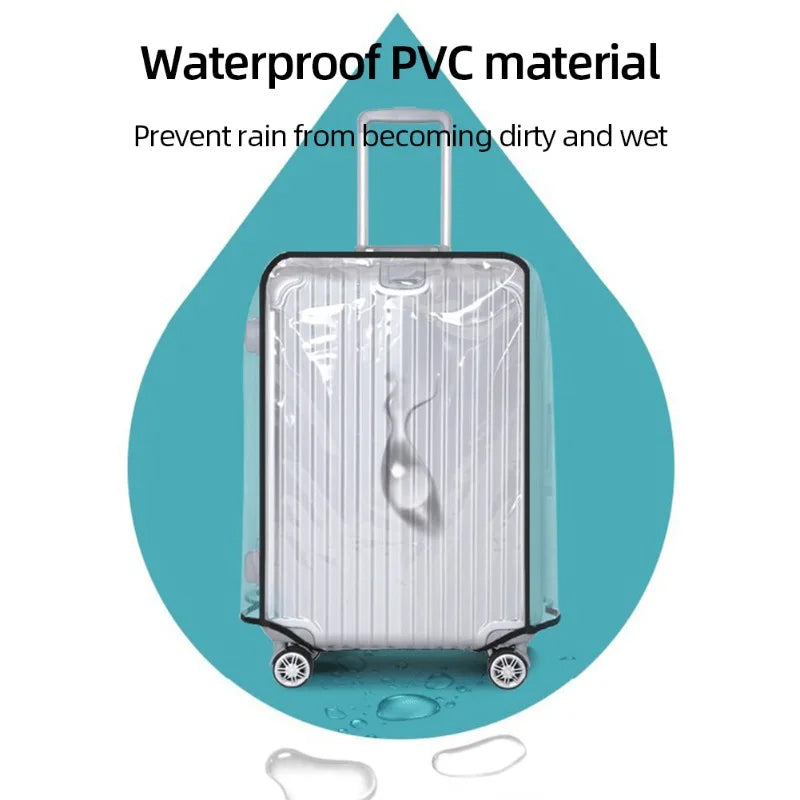 Clear Waterproof Suitcase Cover for Luggage Protection