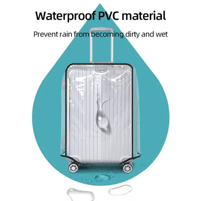 Clear Waterproof Suitcase Cover for Luggage Protection