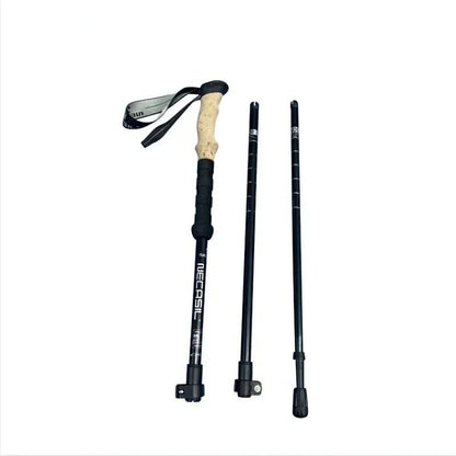Collapsible Aluminum Trekking Poles with Adjustable Length