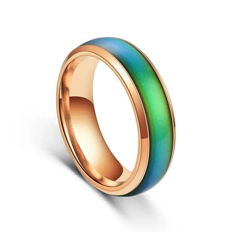 Color Changing Stainless Steel Mood Ring