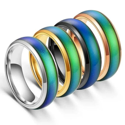 Color Changing Stainless Steel Mood Ring