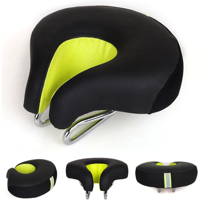 Comfort Gel Bicycle Saddle with Thick Padding for Mountain Bikes