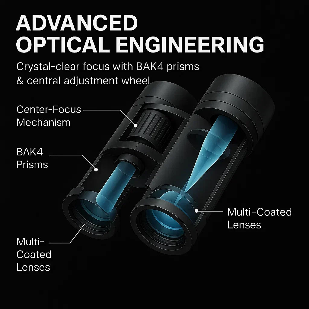 Compact 40x22 HD Binoculars For Long Distance Viewing