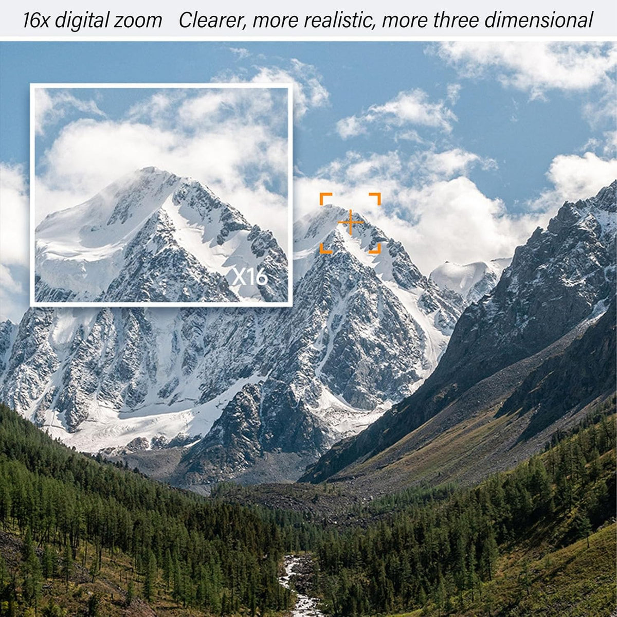 Compact 4K Digital Camera with 58MP Photos and 16X Digital Zoom
