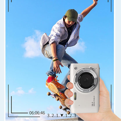 Compact 4K Digital Camera with 58MP Photos and 16X Digital Zoom