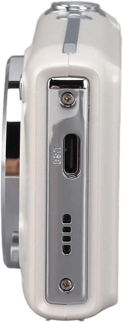 Compact 4K Digital Camera with 58MP Photos and 16X Digital Zoom