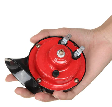 Compact Electric Vehicle Horn with Weather Resistant Design