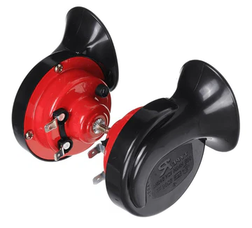 Compact Electric Vehicle Horn with Weather Resistant Design