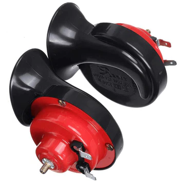 Compact Electric Vehicle Horn with Weather Resistant Design