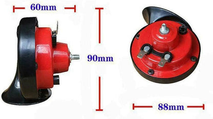 Compact Electric Vehicle Horn with Weather Resistant Design