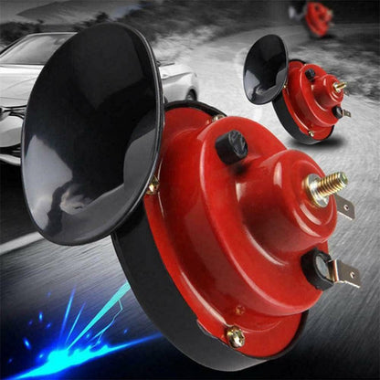 Compact Electric Vehicle Horn with Weather Resistant Design