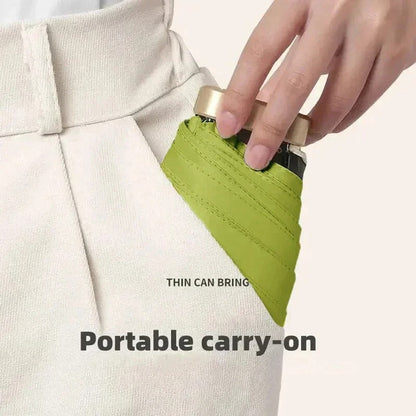 Compact Foldable Mini Umbrella UV Protection Wind Resistant