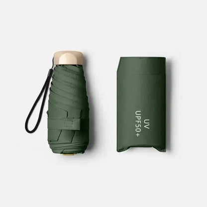Compact Foldable Mini Umbrella UV Protection Wind Resistant