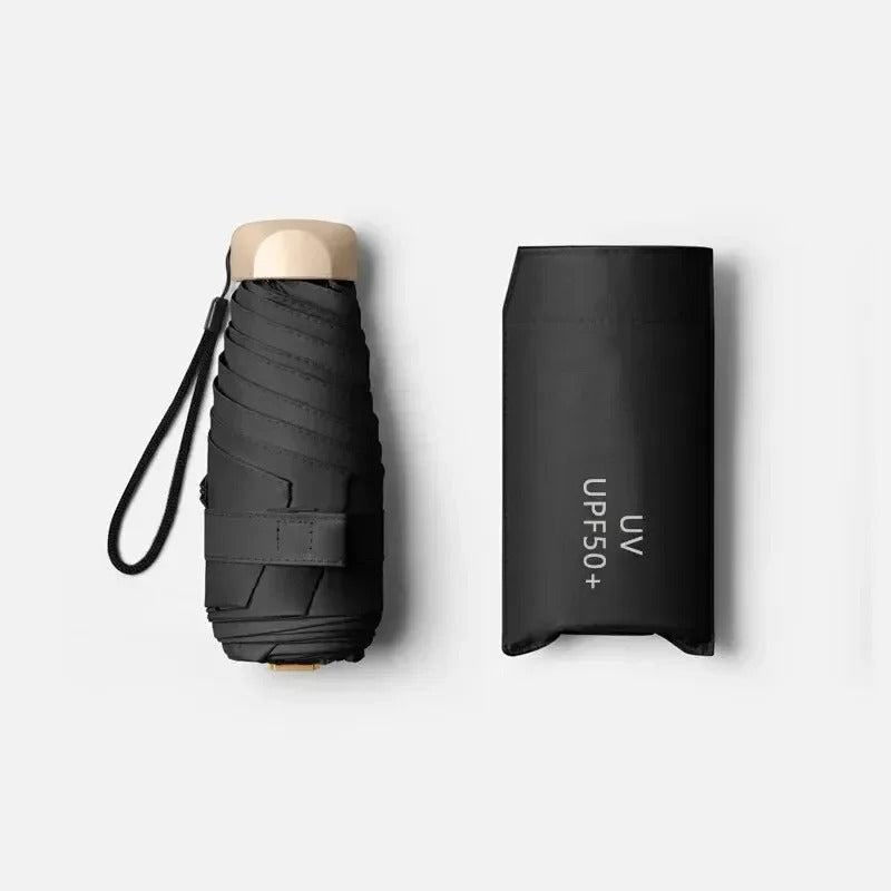 Compact Foldable Mini Umbrella UV Protection Wind Resistant