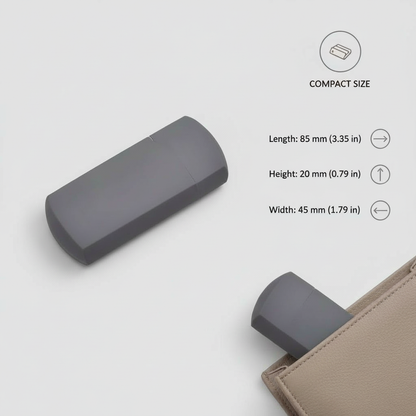 Compact Folding Reading Glasses with Protective Carry Case