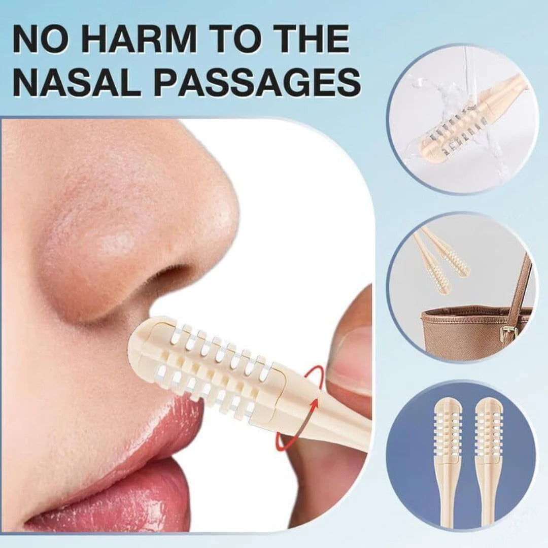 Compact Nose Hair Trimmer 360 Degree Precision Groomer