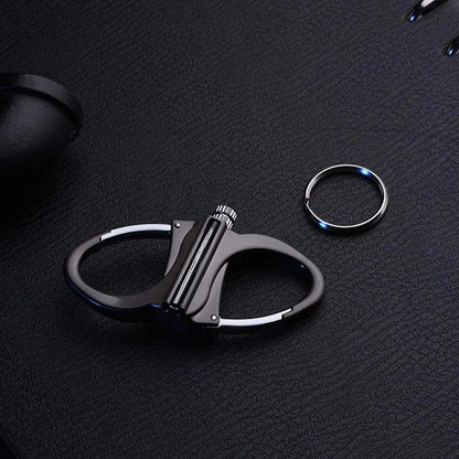 Compact Windproof Survival Lighter Keychain with Carabiner