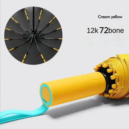 Compact Windproof Waterproof Pocket Umbrella with UV Protection