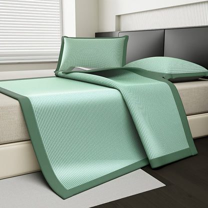 Cooling Mattress Protector with Ice Silk Fabric and Breathable Bed Cover