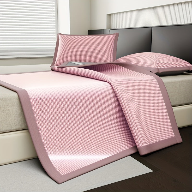 Cooling Mattress Protector with Ice Silk Fabric and Breathable Bed Cover