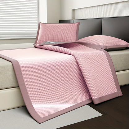 Cooling Mattress Protector with Ice Silk Fabric and Breathable Bed Cover