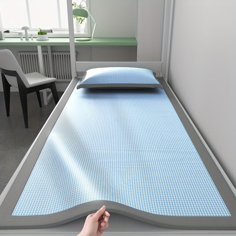 Cooling Mattress Protector with Ice Silk Fabric and Breathable Bed Cover