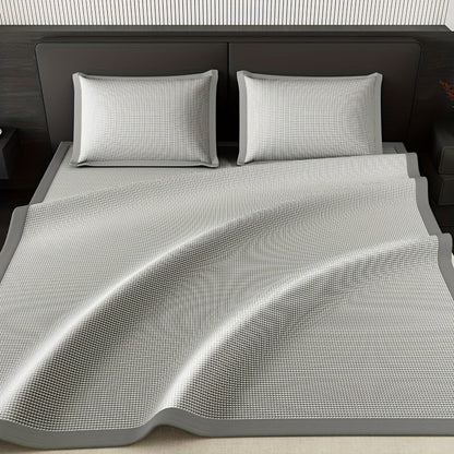 Cooling Mattress Protector with Ice Silk Fabric and Breathable Bed Cover