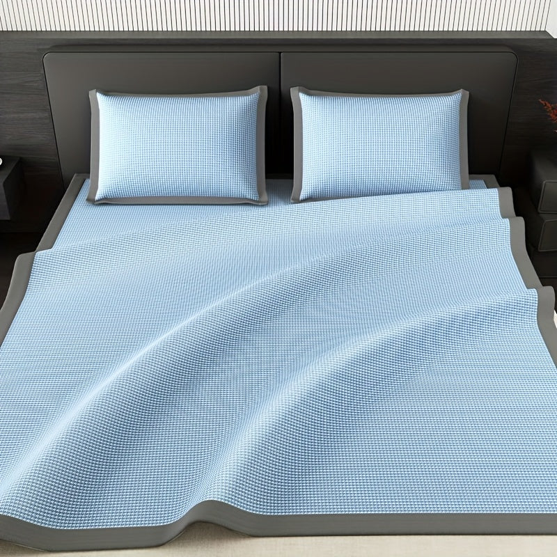 Cooling Mattress Protector with Ice Silk Fabric and Breathable Bed Cover