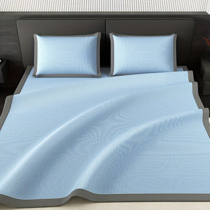 Cooling Mattress Protector with Ice Silk Fabric and Breathable Bed Cover