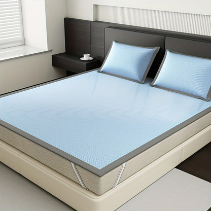 Cooling Mattress Protector with Ice Silk Fabric and Breathable Bed Cover