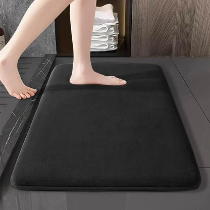 Coral Velvet Super Absorbent Non Slip Floor Mat