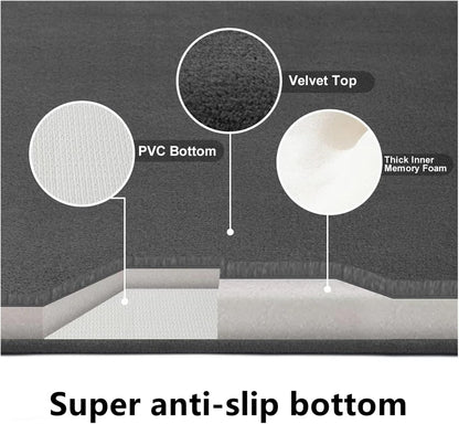 Coral Velvet Super Absorbent Non Slip Floor Mat