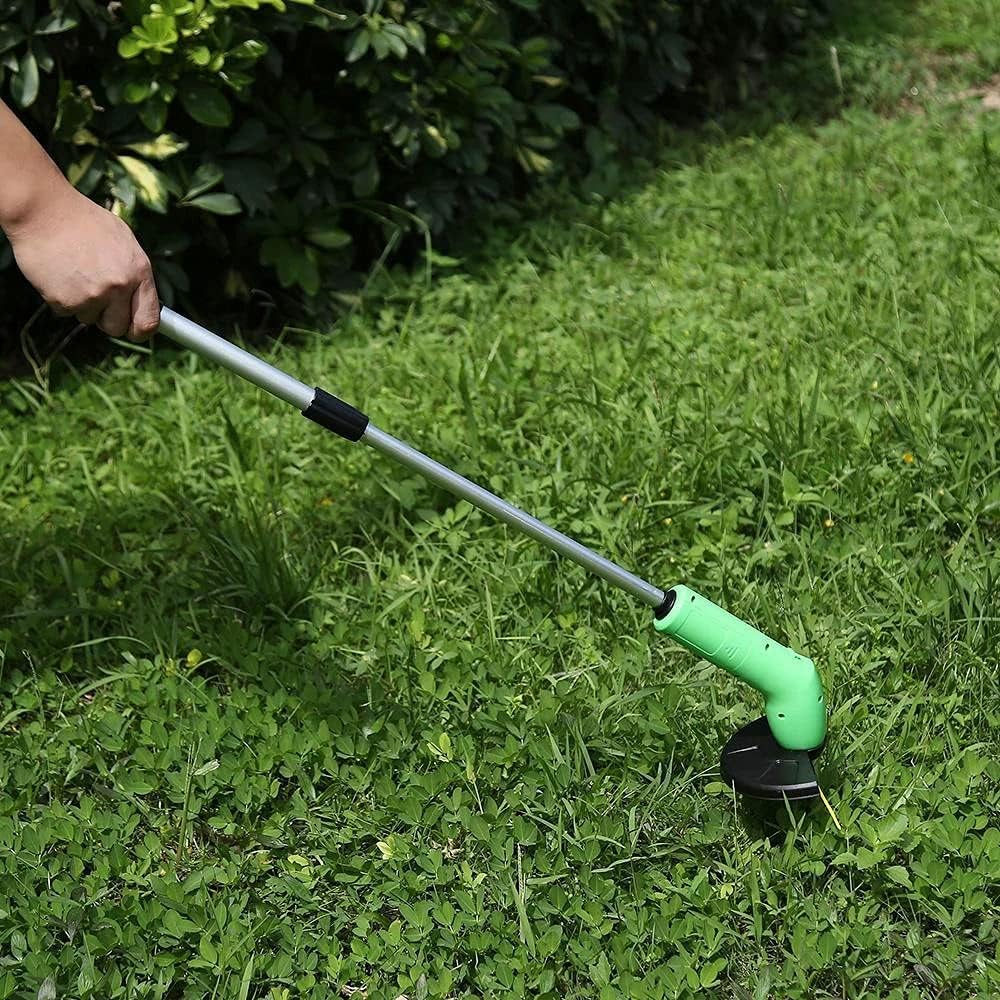 Cordless Battery Powered Grass Trimmer with Extension Pole