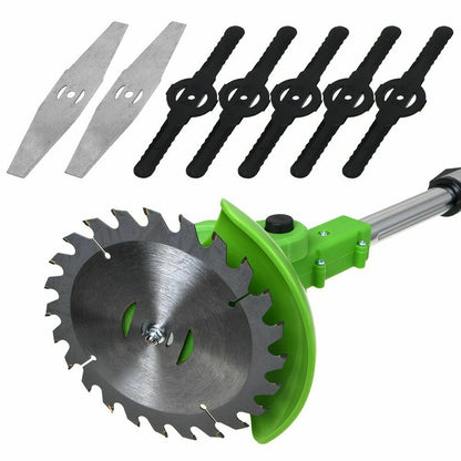 Cordless Electric Grass Trimmer with Adjustable Telescopic Shaft