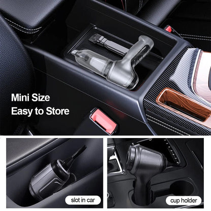 Cordless Handheld Car Vacuum Cleaner with 6 Attachments