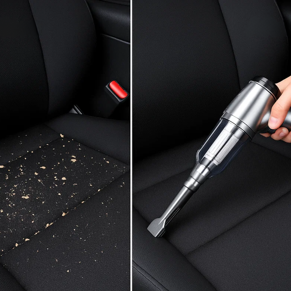 Cordless Handheld Car Vacuum Cleaner with 6 Attachments