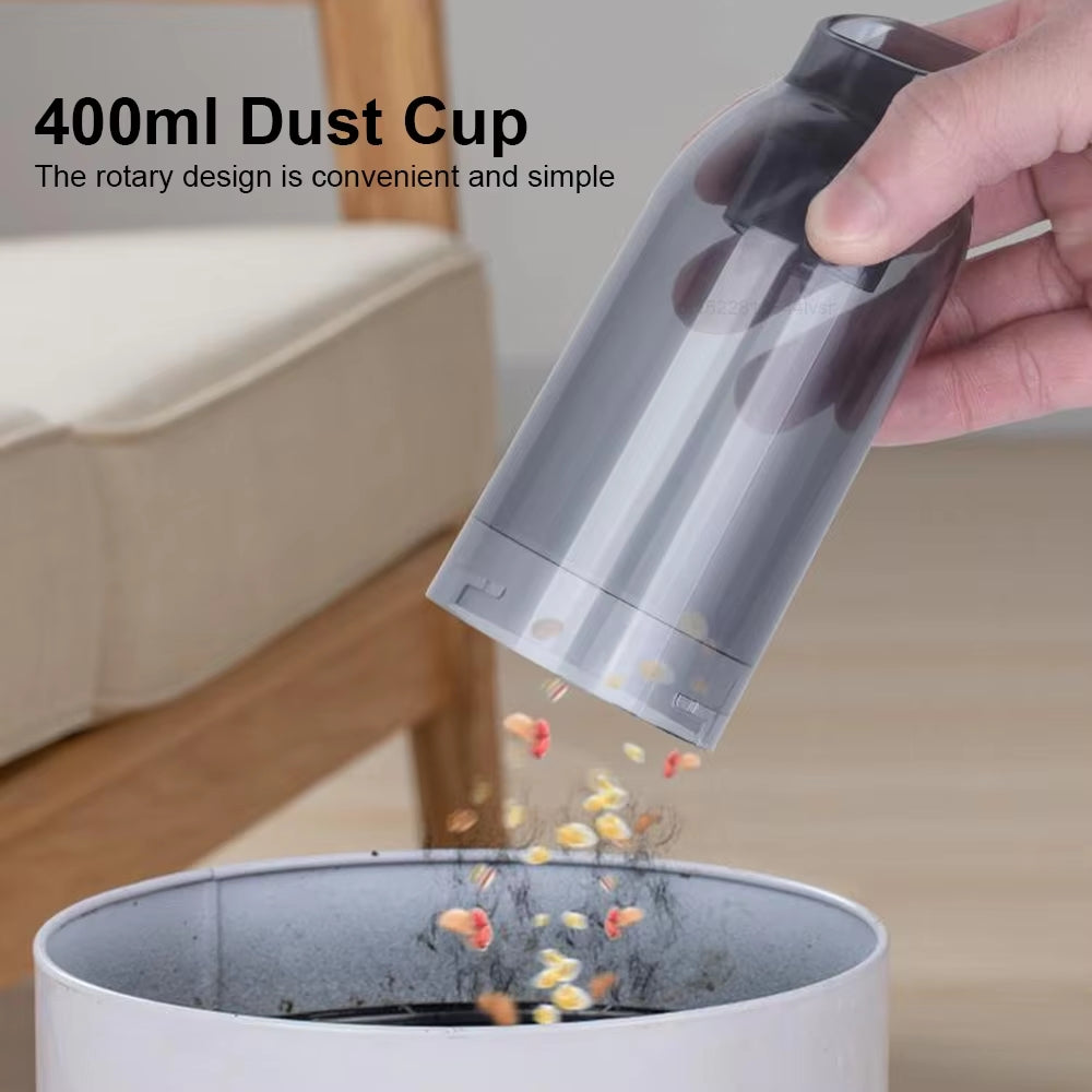 Cordless Handheld Car Vacuum Cleaner with 6 Attachments