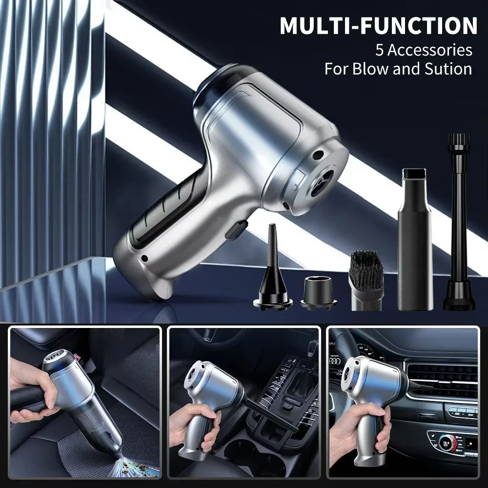 Cordless Handheld Car Vacuum Cleaner with High Suction