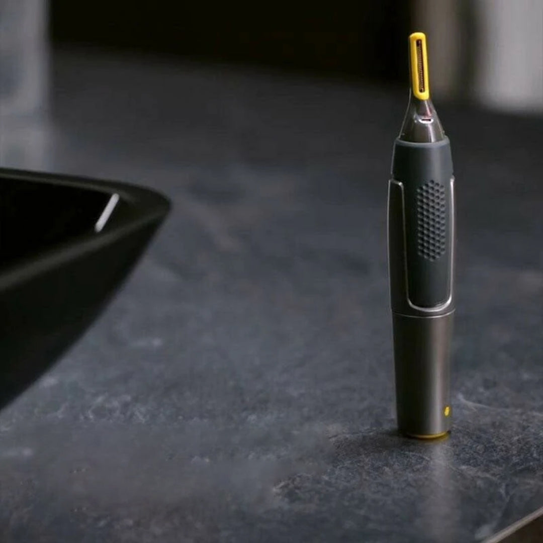 Cordless Precision Facial Hair Trimmer with LED Light