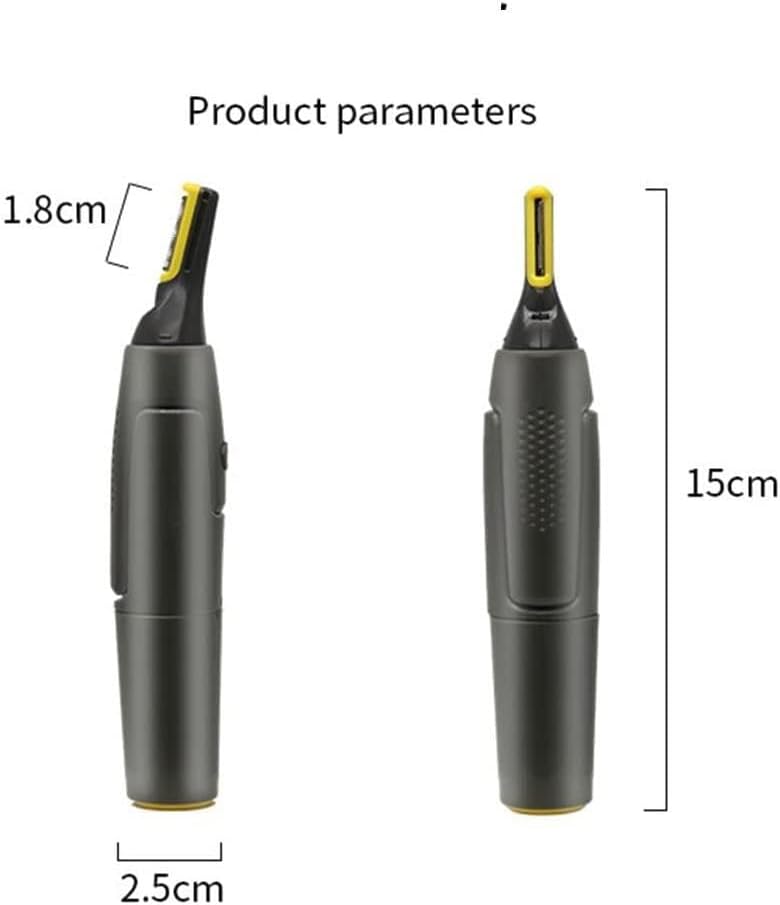 Cordless Precision Facial Hair Trimmer with LED Light
