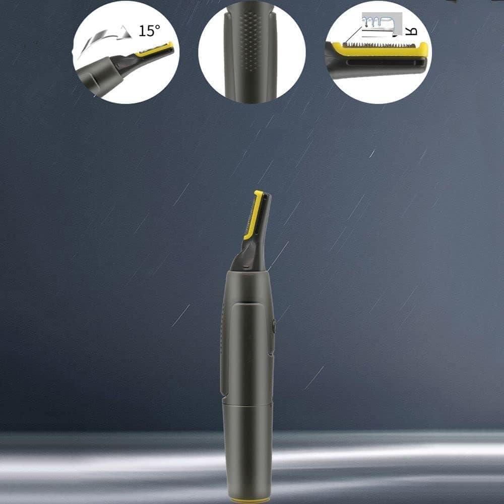 Cordless Precision Facial Hair Trimmer with LED Light