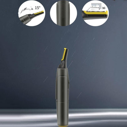 Cordless Precision Facial Hair Trimmer with LED Light