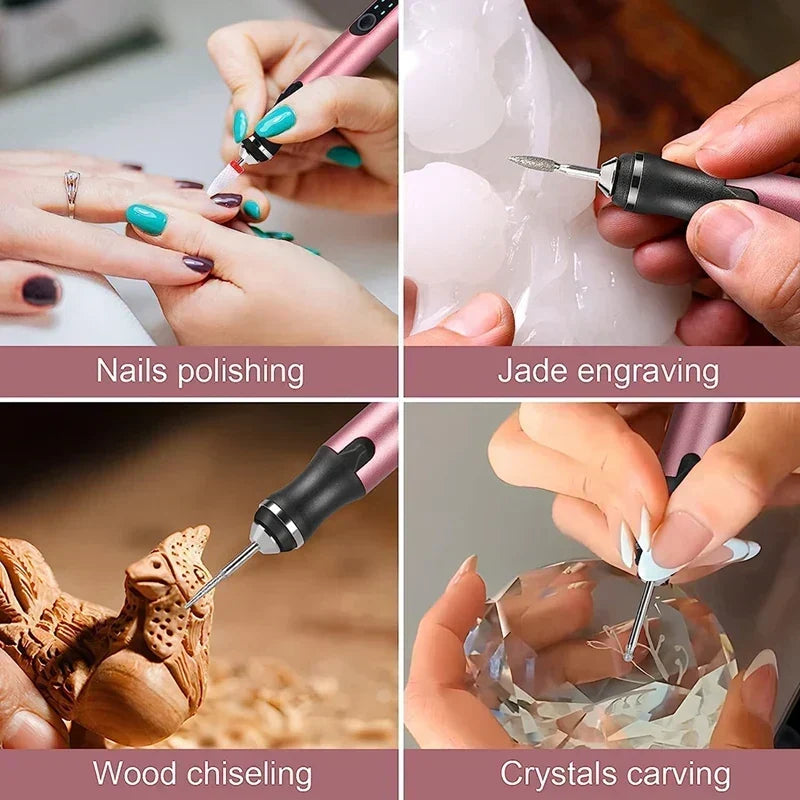 Cordless Rotary Engraving Pen DIY Craft Tool