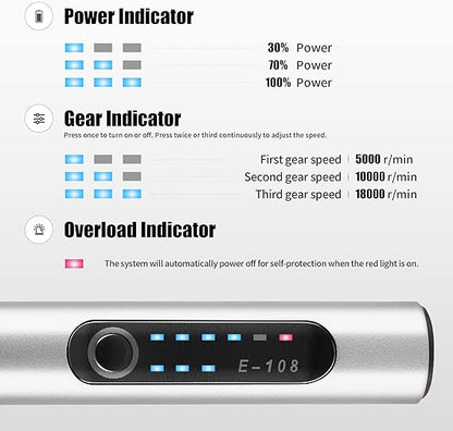 Cordless Rotary Engraving Pen DIY Craft Tool
