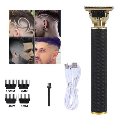 Cordless T Blade Hair Trimmer for Precision Beard and Hair Grooming